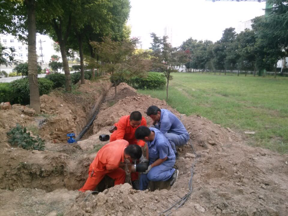 界首市人民政府辦公區(qū)改造現(xiàn)場(chǎng)